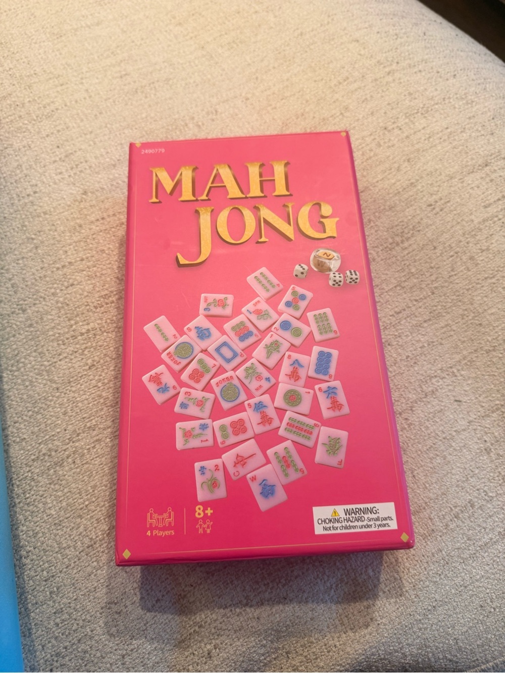 Mah Jong Tile Game - Pink Box